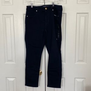 American Eagle Outfitters super-stretch, skinny, low-rise jeans.